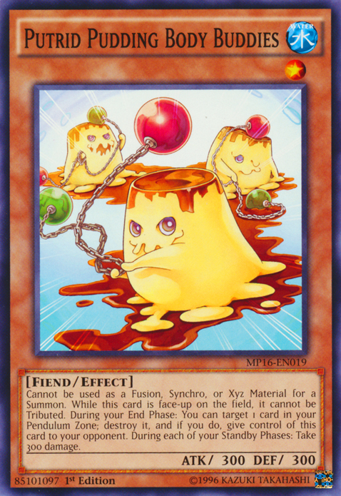 Putrid Pudding Body Buddies [MP16-EN019] Common Yu-Gi-Oh!