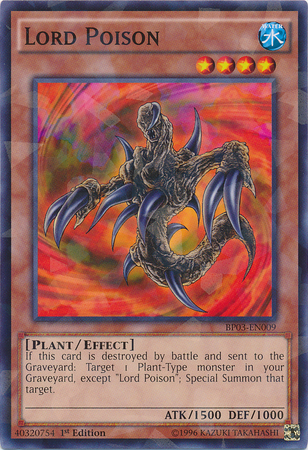 Lord Poison [BP03-EN009] Shatterfoil Rare Yu-Gi-Oh!