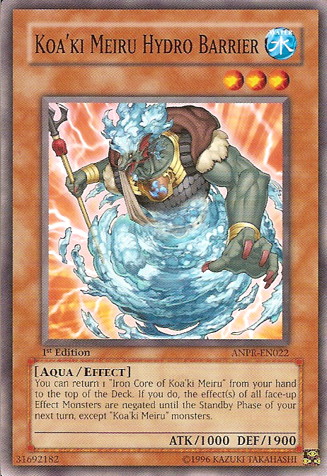 Koa'ki Meiru Hydro Barrier [ANPR-EN022] Common Yu-Gi-Oh!