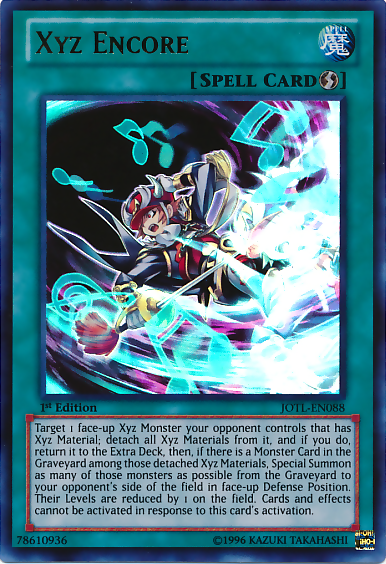 Xyz Encore [JOTL-EN088] Ultra Rare Yu-Gi-Oh!
