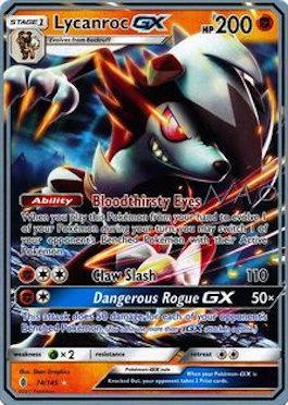 Lycanroc GX (74/145) (Buzzroc - Naohito Inoue) [World Championships 2018] Pokémon