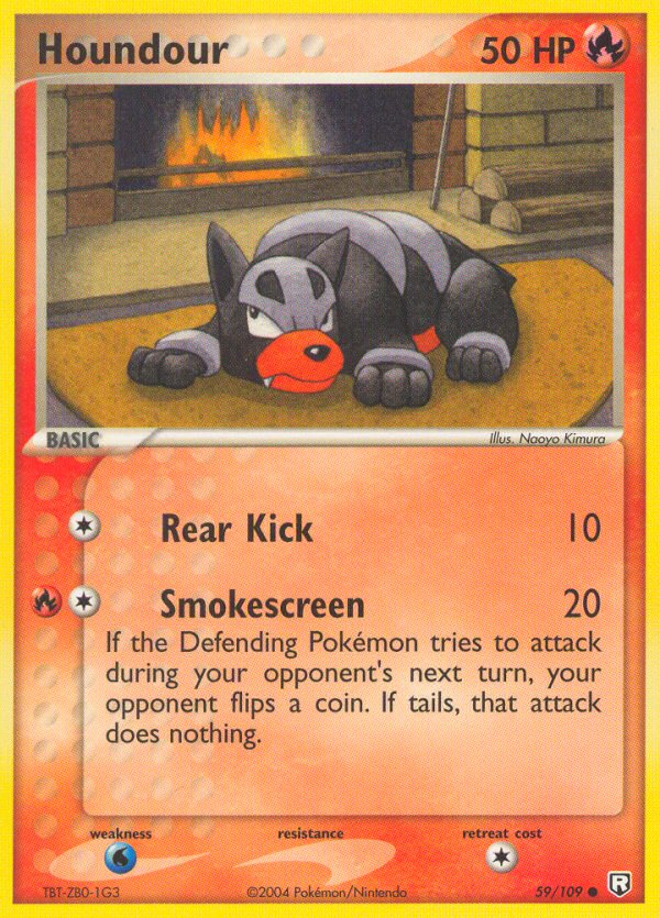 Houndour (59/109) [EX: Team Rocket Returns] Pokémon
