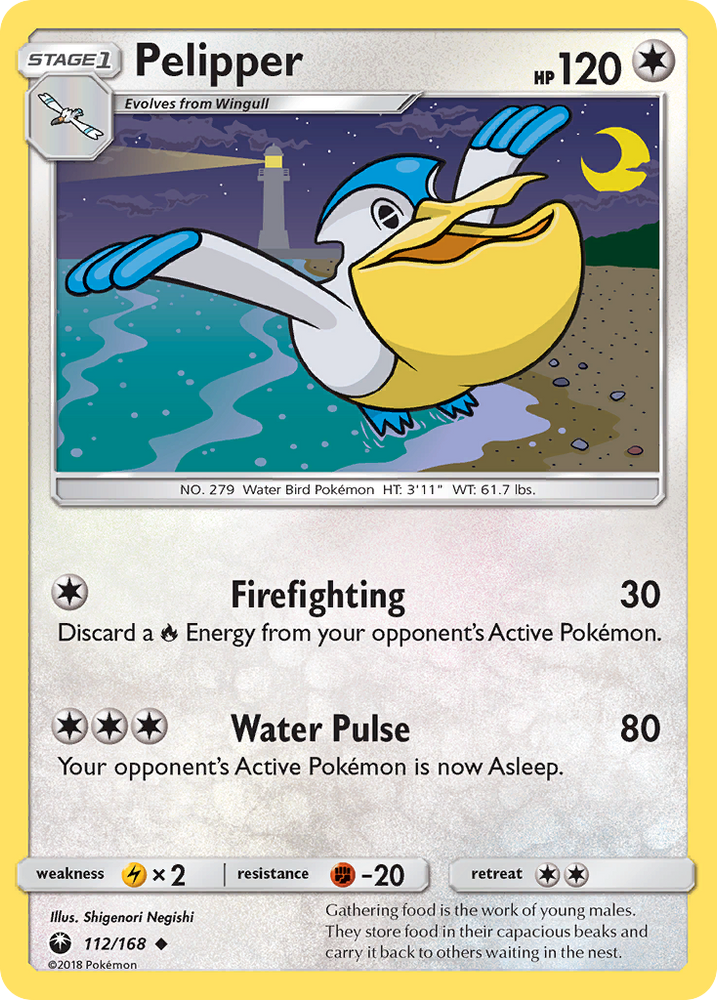 Pelipper (112/168) [Sun & Moon: Celestial Storm] Pokémon