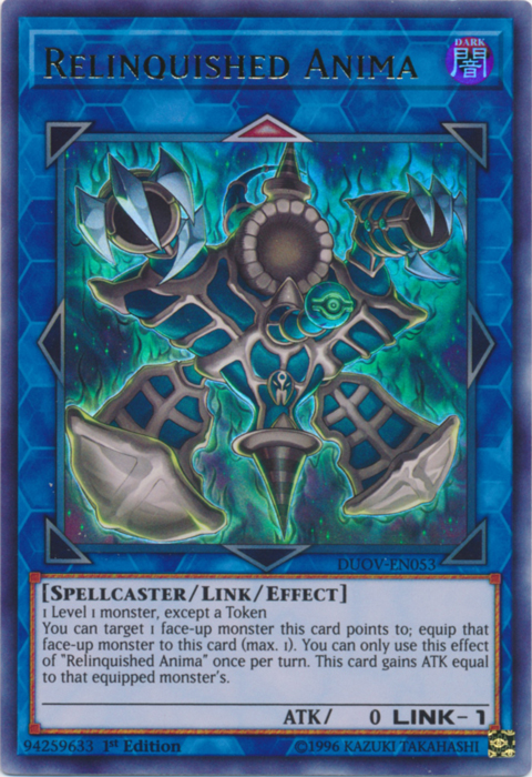 Relinquished Anima [DUOV-EN053] Ultra Rare Yu-Gi-Oh!