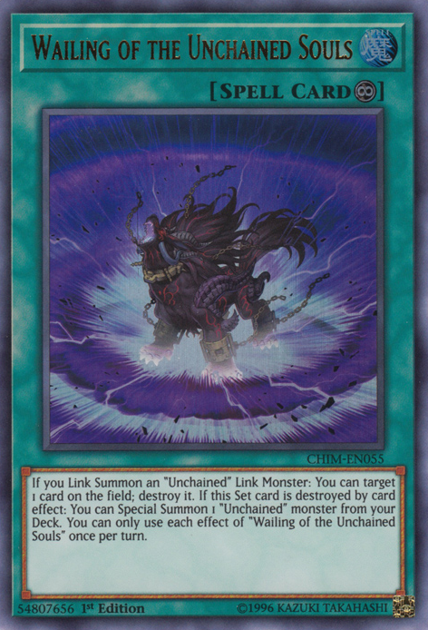 Wailing of the Unchained Souls [CHIM-EN055] Ultra Rare Yu-Gi-Oh!