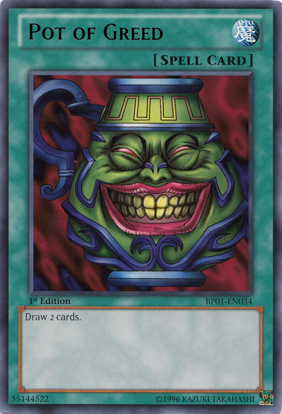 Pot of Greed [BP01-EN034] Rare Yu-Gi-Oh!