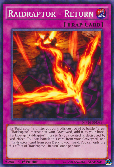 Raidraptor - Return [MP16-EN089] Common Yu-Gi-Oh!
