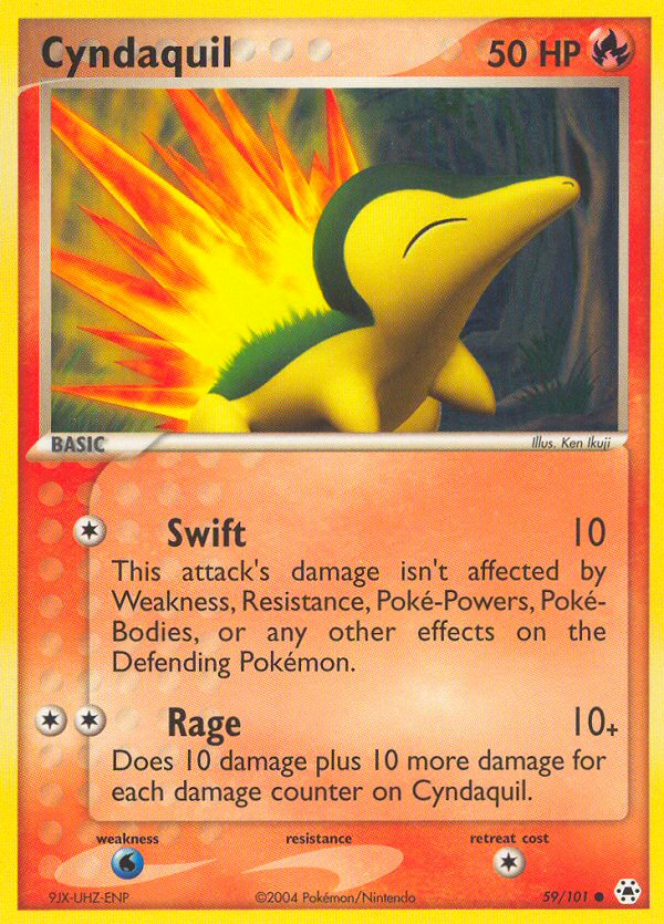 Cyndaquil (59/101) [EX: Hidden Legends] Pokémon