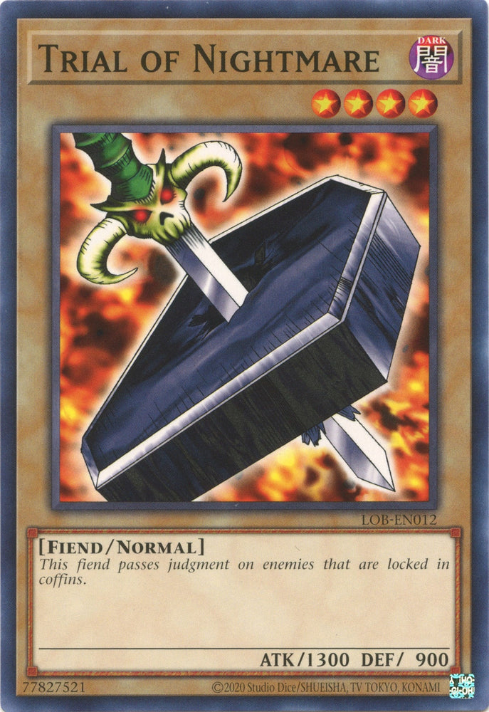 Trial of Nightmare (25th Anniversary) [LOB-EN012] Common Yu-Gi-Oh!
