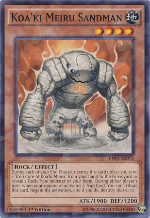 Koa'ki Meiru Sandman [BP03-EN072] Shatterfoil Rare Yu-Gi-Oh!