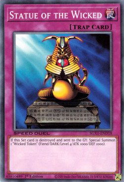 Statue of the Wicked [SGX1-END18] Common Yu-Gi-Oh!
