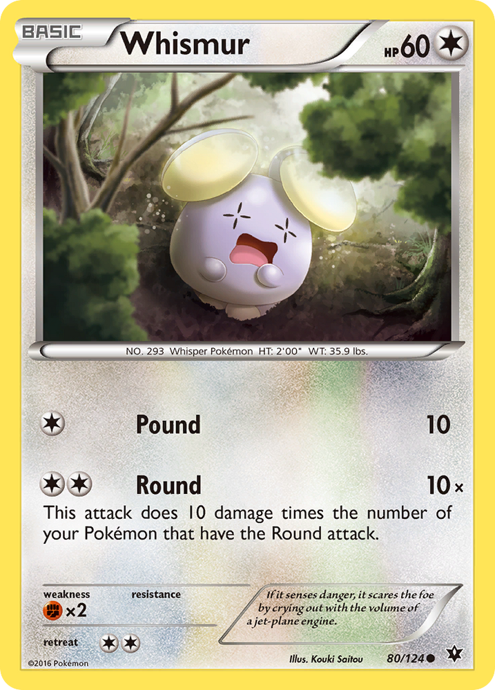 Whismur (80/124) [XY: Fates Collide] Pokémon