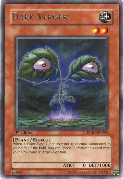 Dark Verger [RGBT-EN004] Rare Yu-Gi-Oh!