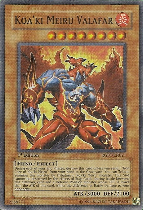 Koa'ki Meiru Valafar [RGBT-EN021] Super Rare Yu-Gi-Oh!