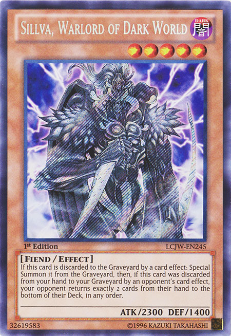 Sillva, Warlord of Dark World [LCJW-EN245] Secret Rare Yu-Gi-Oh!