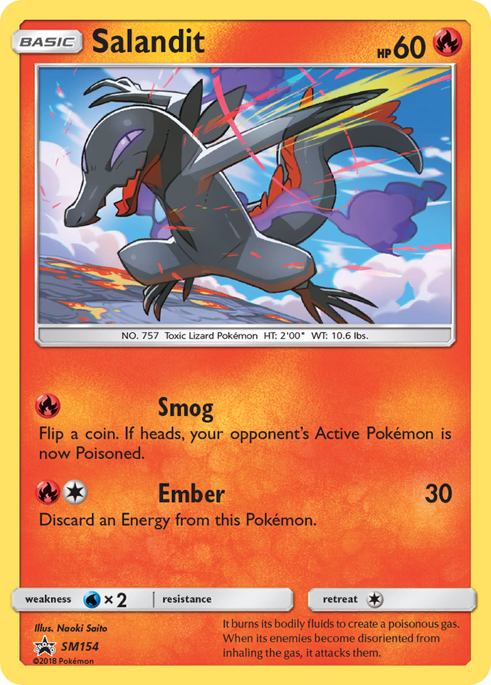 Salandit (SM154) [Sun & Moon: Black Star Promos] Pokémon