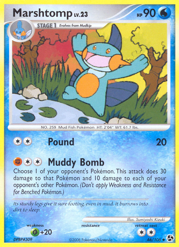 Marshtomp (46/106) [Diamond & Pearl: Great Encounters] Pokémon