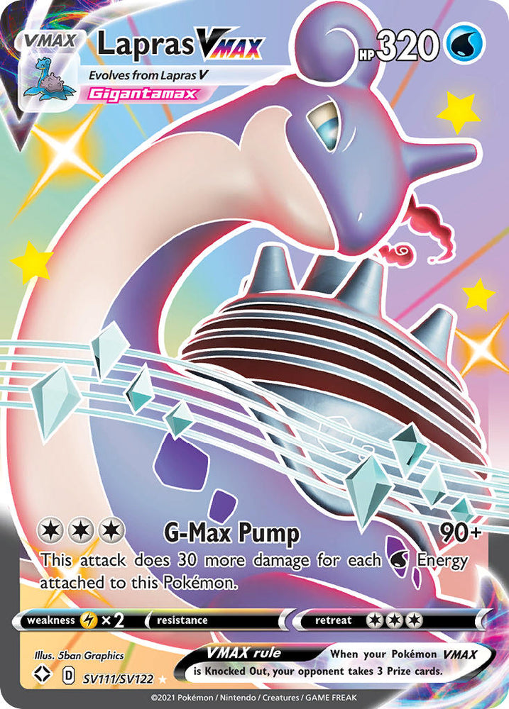 Lapras VMAX (SV111/SV122) [Sword & Shield: Shining Fates] Pokémon