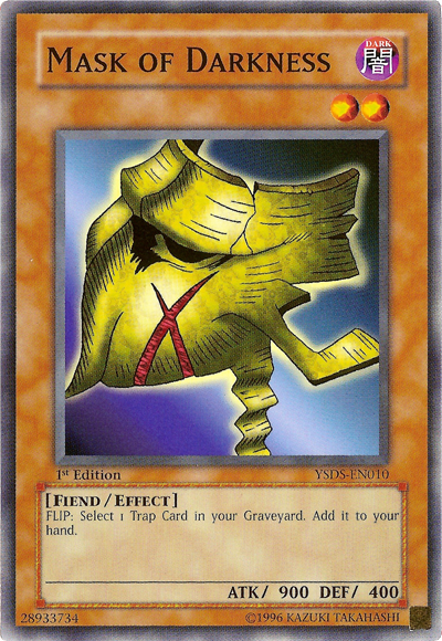 Mask of Darkness [YSDS-EN010] Common Yu-Gi-Oh!