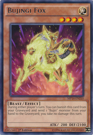 Bujingi Fox [MP14-EN210] Rare Yu-Gi-Oh!