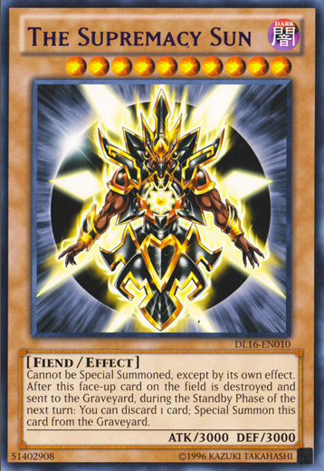The Supremacy Sun (Purple) [DL16-EN010] Rare Yu-Gi-Oh!