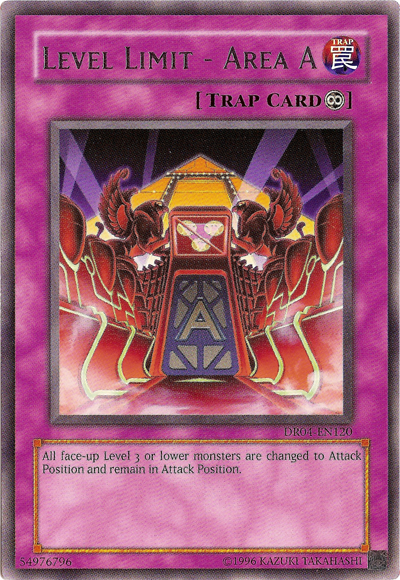 Level Limit - Area A [DR04-EN120] Rare Yu-Gi-Oh!