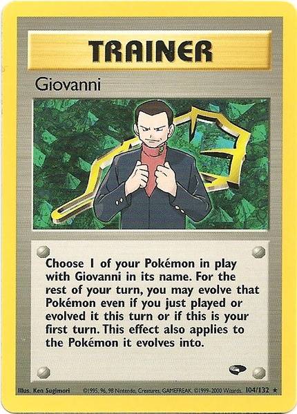 Giovanni (104/132) [Gym Challenge Unlimited] Pokémon