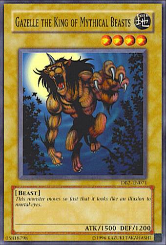 Gazelle the King of Mythical Beasts [DB2-EN071] Common Yu-Gi-Oh!