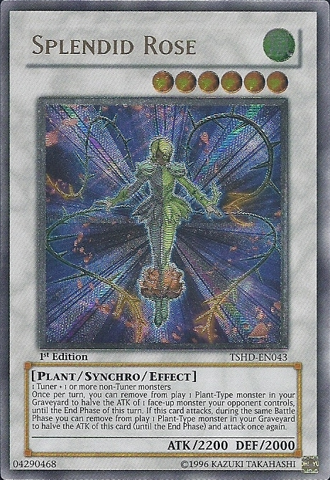 Splendid Rose [TSHD-EN043] Ultimate Rare Yu-Gi-Oh!