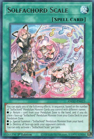 Solfachord Scale (Rare) [ANGU-EN023] Rare Yu-Gi-Oh!