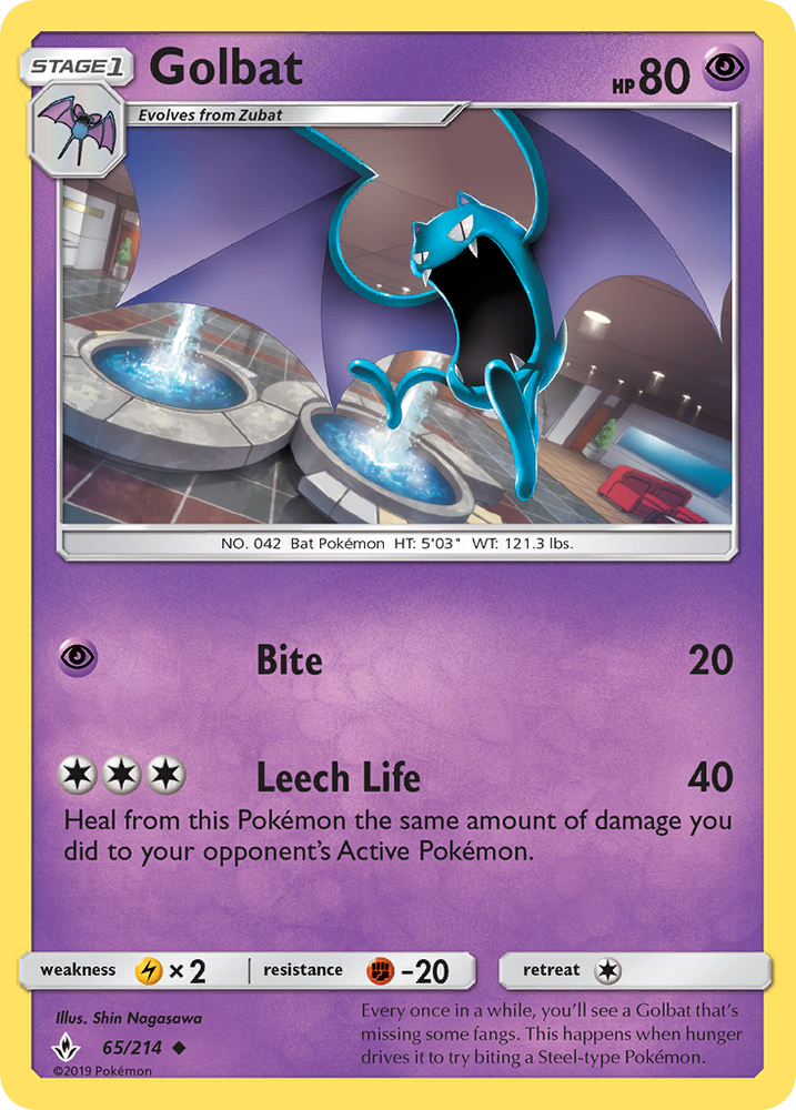 Golbat (65/214) [Sun & Moon: Unbroken Bonds] Pokémon