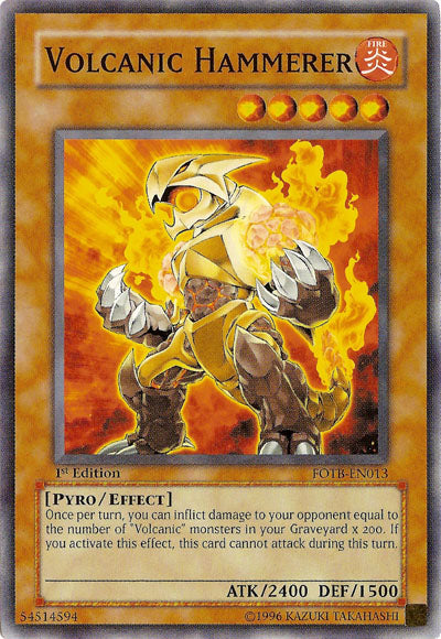Volcanic Hammerer [FOTB-EN013] Common Yu-Gi-Oh!