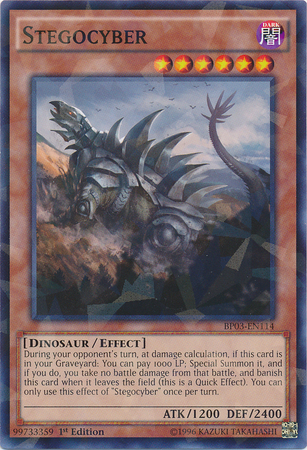 Stegocyber [BP03-EN114] Shatterfoil Rare Yu-Gi-Oh!