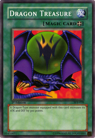 Dragon Treasure [SDJ-038] Common Yu-Gi-Oh!