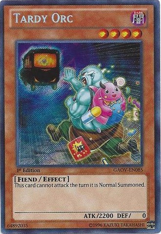 Tardy Orc [GAOV-EN085] Secret Rare Yu-Gi-Oh!