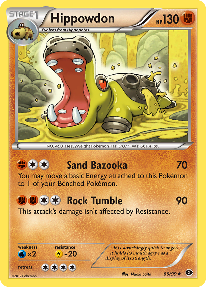 Hippowdon (66/99) [Black & White: Next Destinies] Pokémon