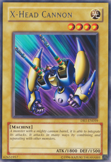 X-Head Cannon [DR1-EN059] Rare Yu-Gi-Oh!