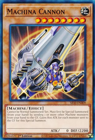 Machina Cannon [SR10-EN009] Common Yu-Gi-Oh!
