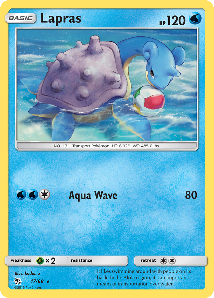 Lapras (17/68) [Sun & Moon: Hidden Fates] Pokémon