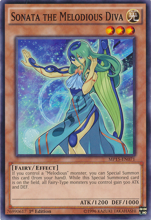 Sonata the Melodious Diva [MP15-EN071] Common Yu-Gi-Oh!