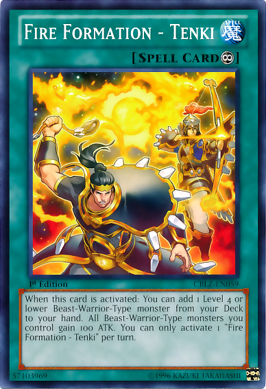 Fire Formation - Tenki [CBLZ-EN059] Common Yu-Gi-Oh!