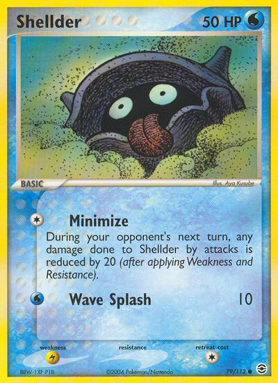 Shellder (79/112) [EX: FireRed & LeafGreen] Pokémon