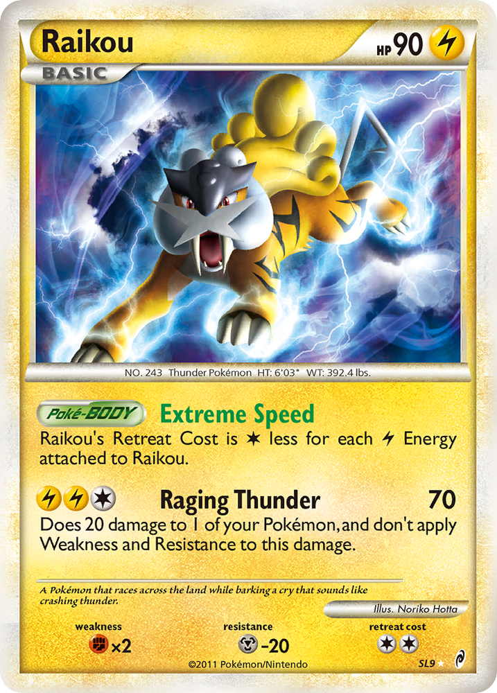Raikou (SL9) [HeartGold & SoulSilver: Call of Legends] Pokémon