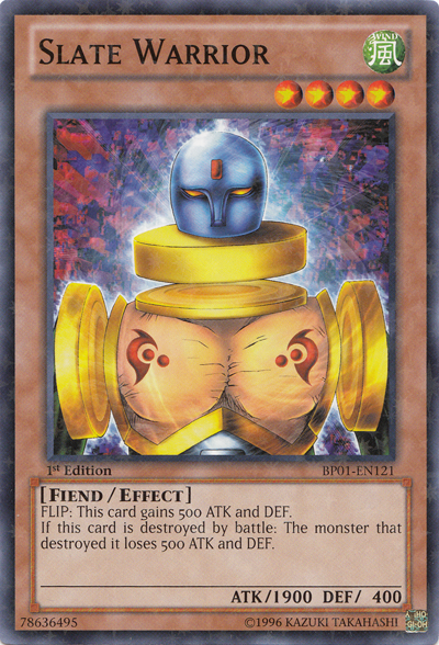 Slate Warrior [BP01-EN121] Starfoil Rare Yu-Gi-Oh!