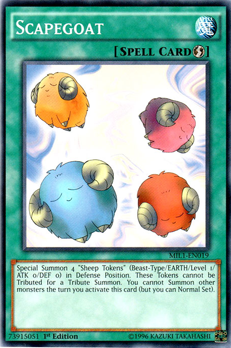 Scapegoat [MIL1-EN019] Common Yu-Gi-Oh!