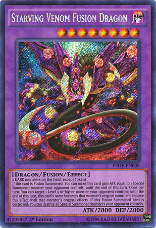 Starving Venom Fusion Dragon [INOV-EN038] Secret Rare Yu-Gi-Oh!