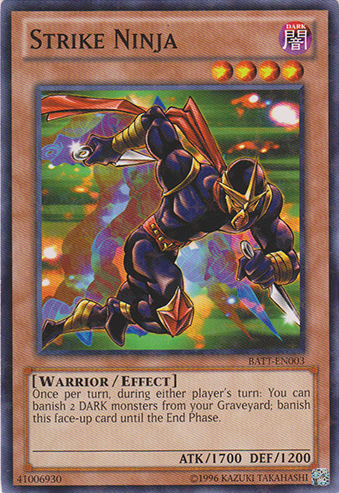 Strike Ninja [BATT-EN003] Starfoil Rare Yu-Gi-Oh!