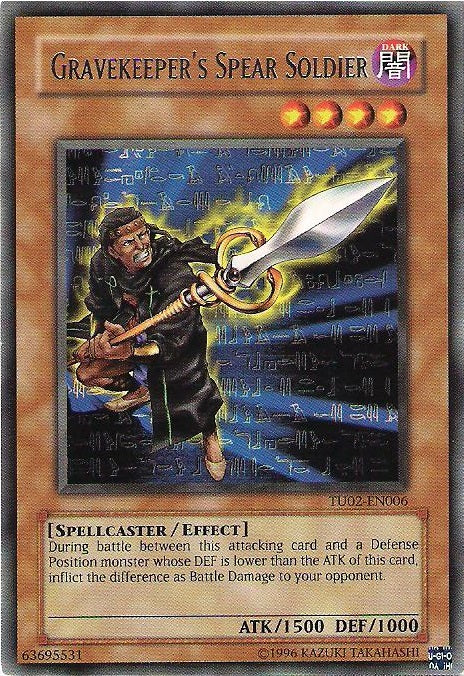 Gravekeeper's Spear Soldier [TU02-EN006] Rare Yu-Gi-Oh!
