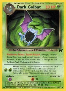 Dark Golbat (24/82) [Team Rocket Unlimited] Pokémon