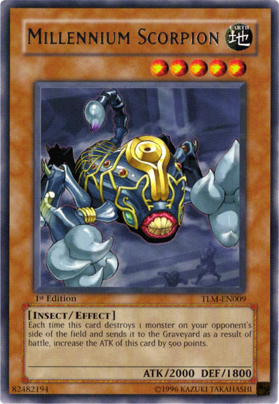 Millennium Scorpion [TLM-EN009] Rare Yu-Gi-Oh!